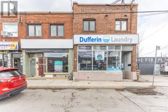 Exterior of 2850-2852 Dufferin Street mixed-use commercial property in Toronto